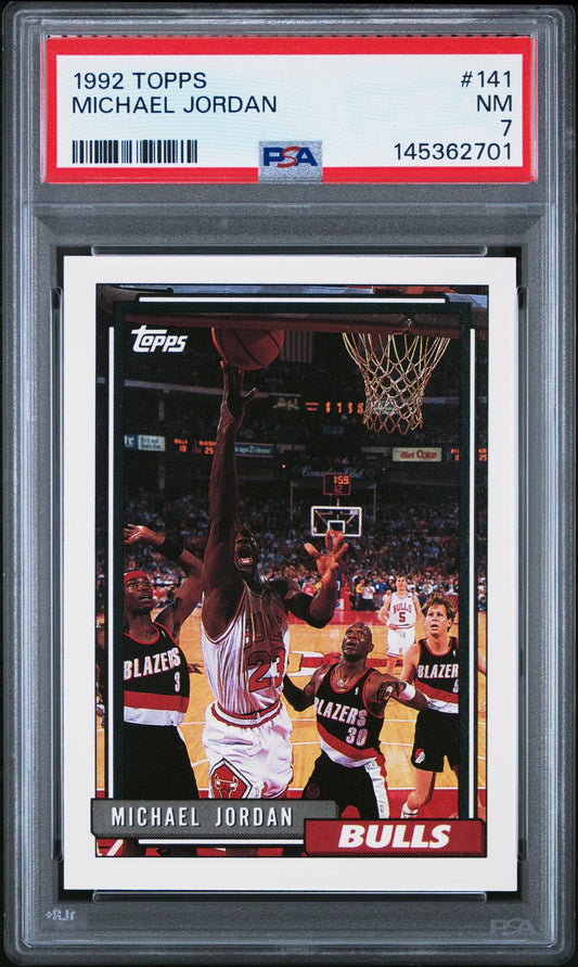 1992 Topps Michael Jordan 7 PSA #141