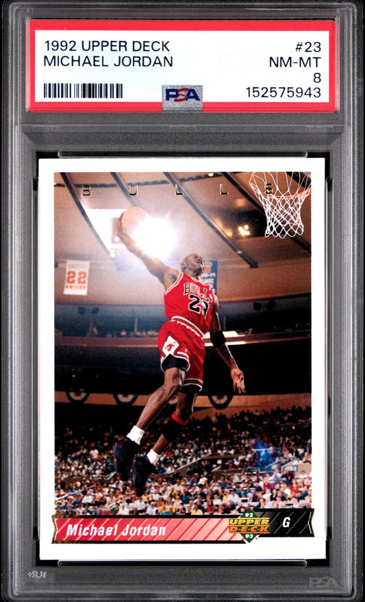 1992 Upper Deck Michael Jordan 8 PSA #23