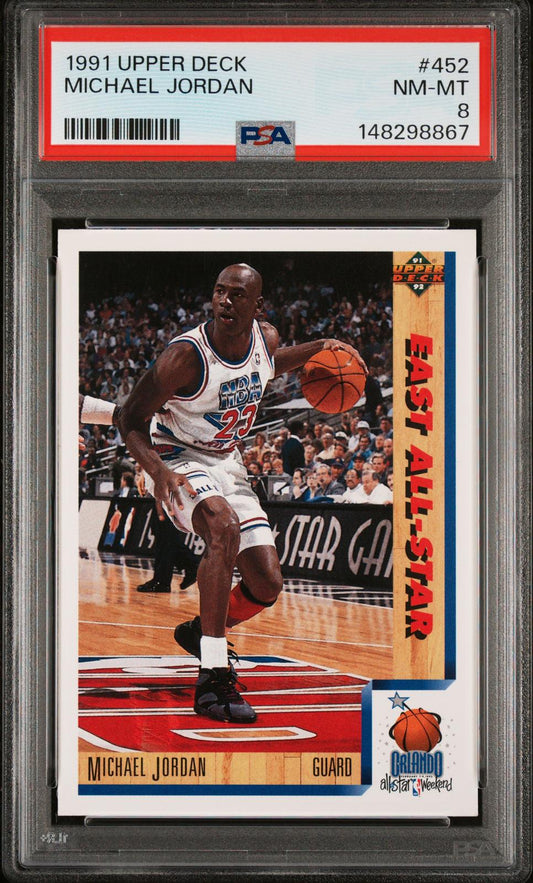 1991 Upper Deck Michael Jordan 8 PSA #452