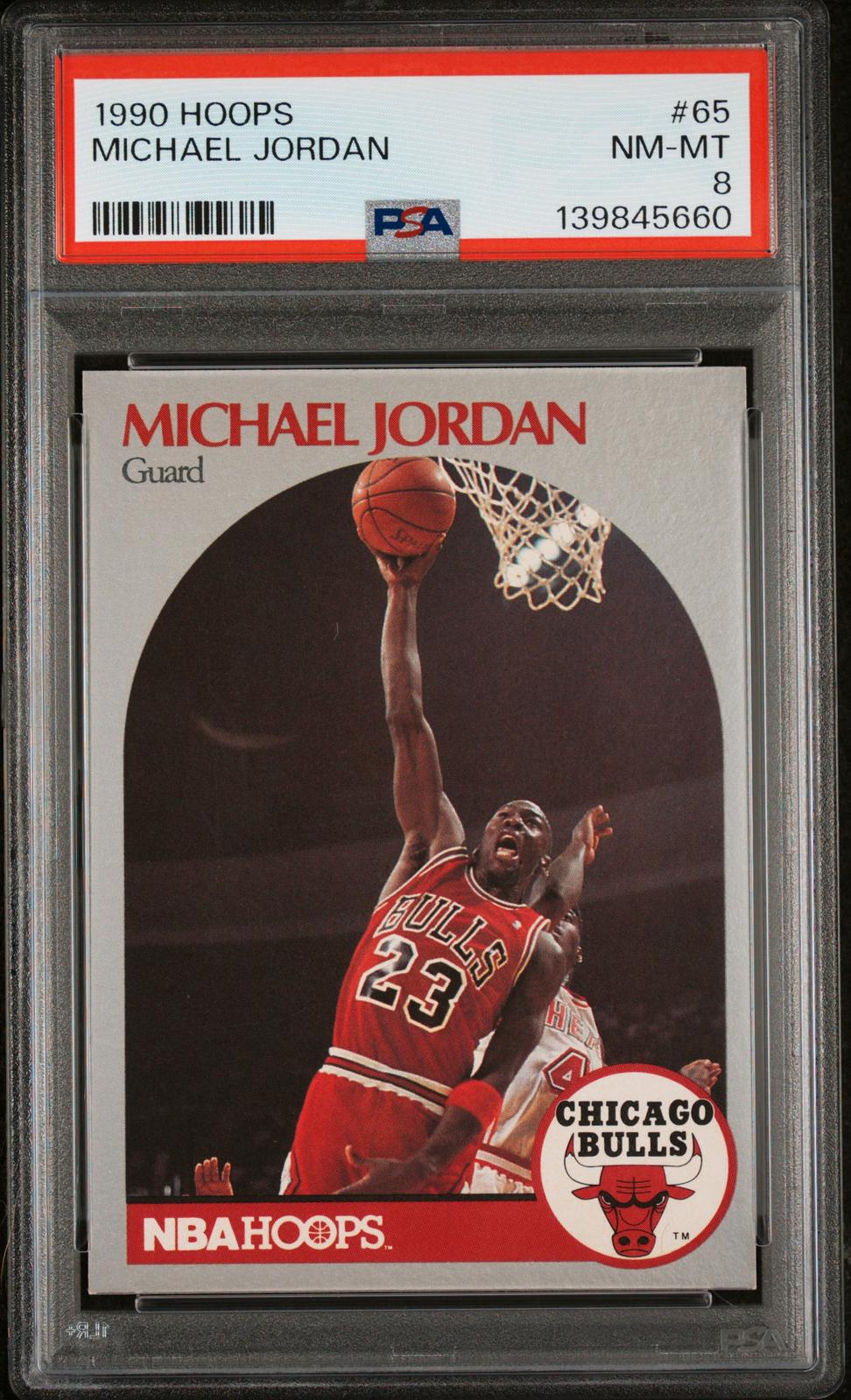 1990 Hoops Michael Jordan 8 PSA #65