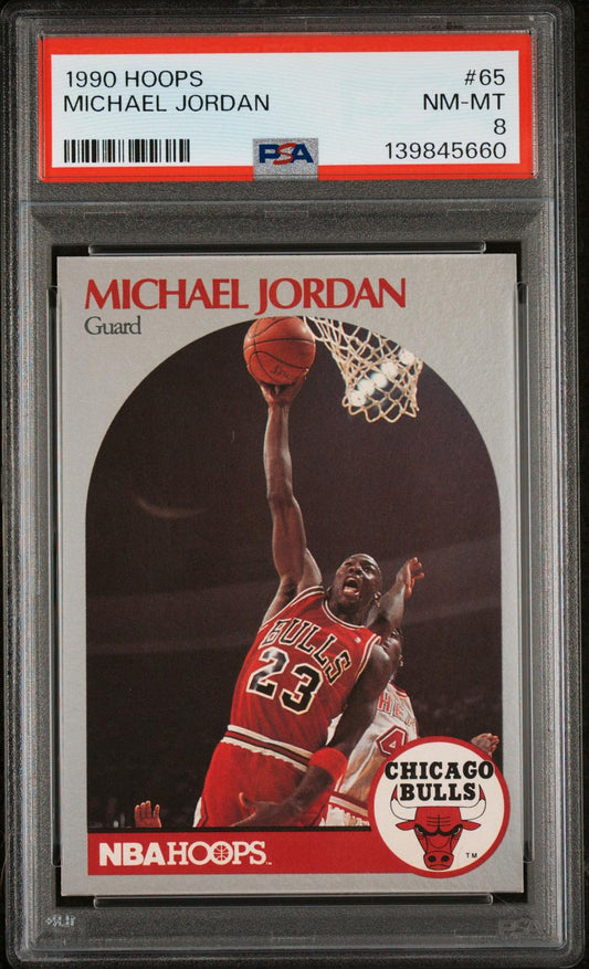 1990 Hoops Michael Jordan 8 PSA #65