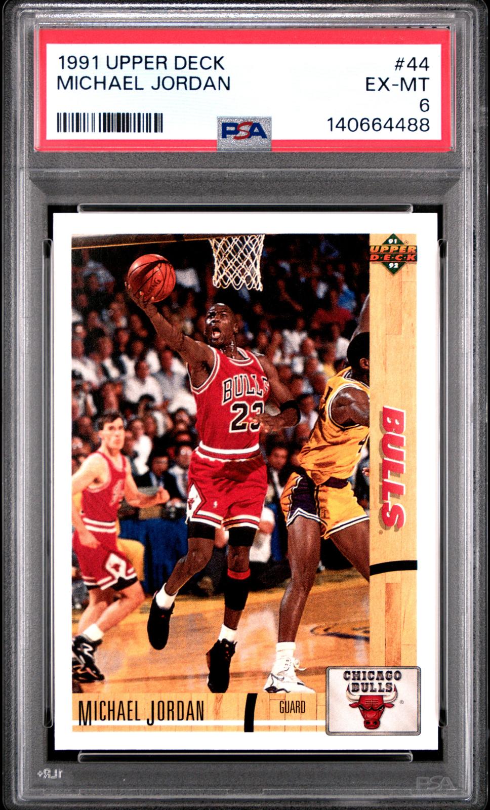 1991 Upper Deck Michael Jordan 6 PSA #44