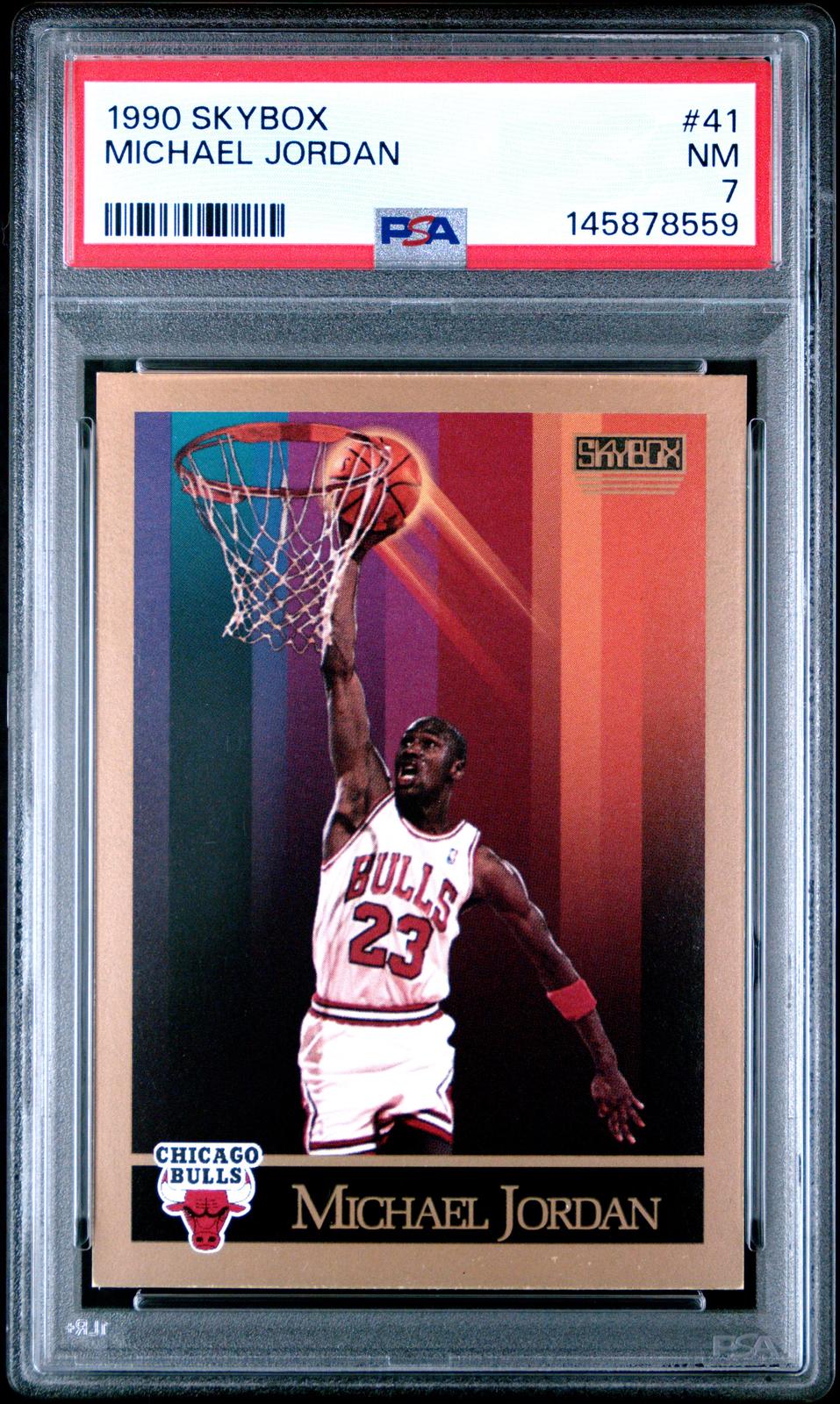 1990 Skybox Michael Jordan 7 PSA #41