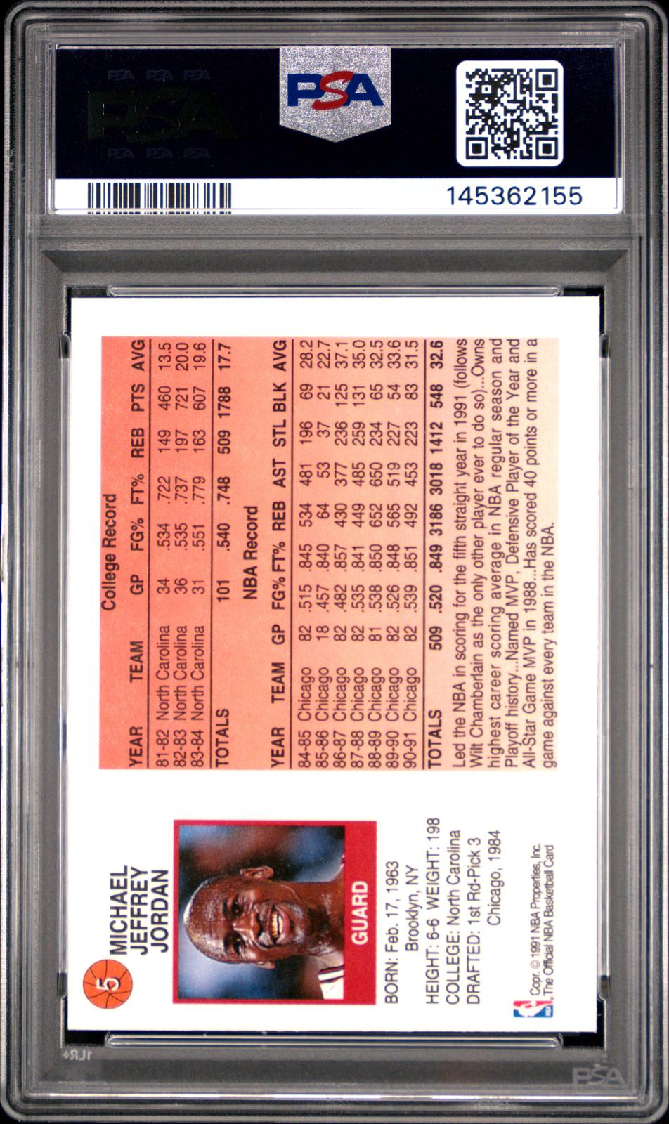 1991 Hoops Mcdonald'S Michael Jordan 6 PSA #5