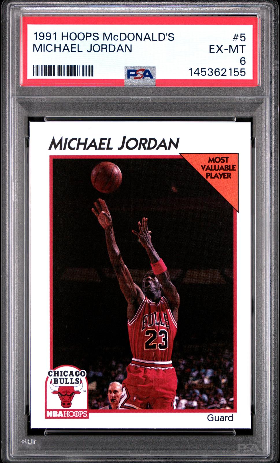 1991 Hoops Mcdonald'S Michael Jordan 6 PSA #5