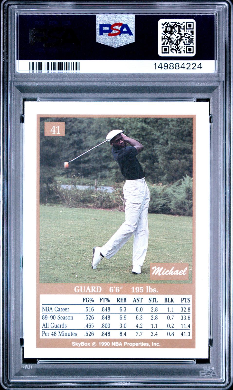 1990 Skybox Michael Jordan 6 PSA #41