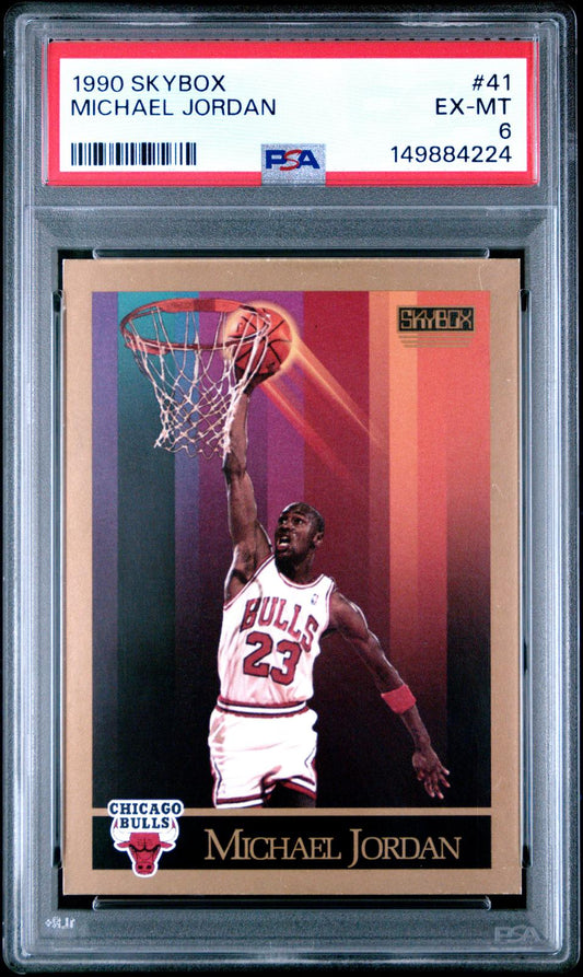1990 Skybox Michael Jordan 6 PSA #41