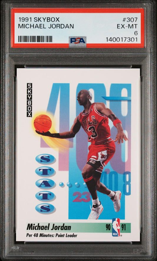 1991 Skybox Michael Jordan 6 PSA #307