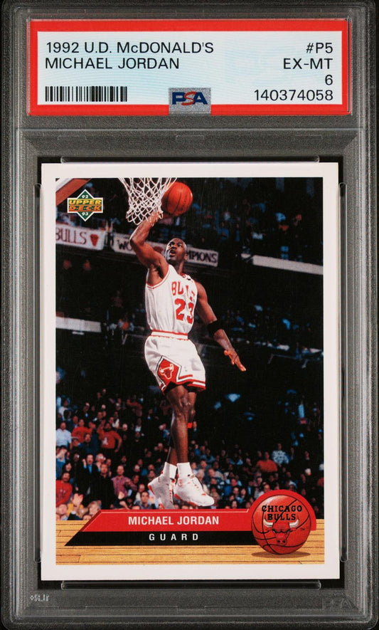 1992 Upper Deck Mcdonald'S Michael Jordan 6 PSA #P5