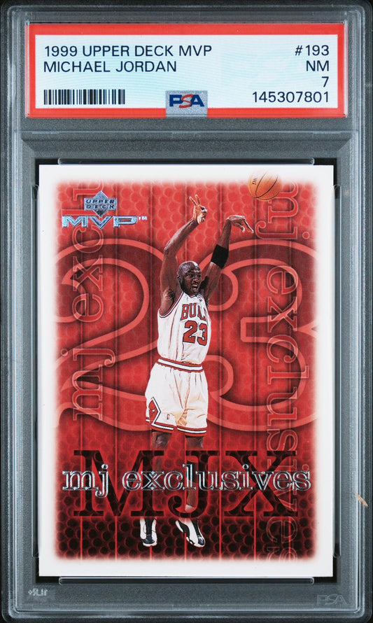 1999 Upper Deck Mvp Michael Jordan 7 PSA #193