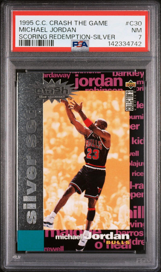 1995 Collector'S  The Game Scoring Redemption Silver Michael Jordan 7 PSA #C30