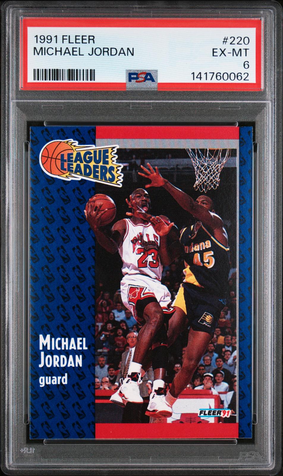 1991 Fleer Michael Jordan 6 PSA #220