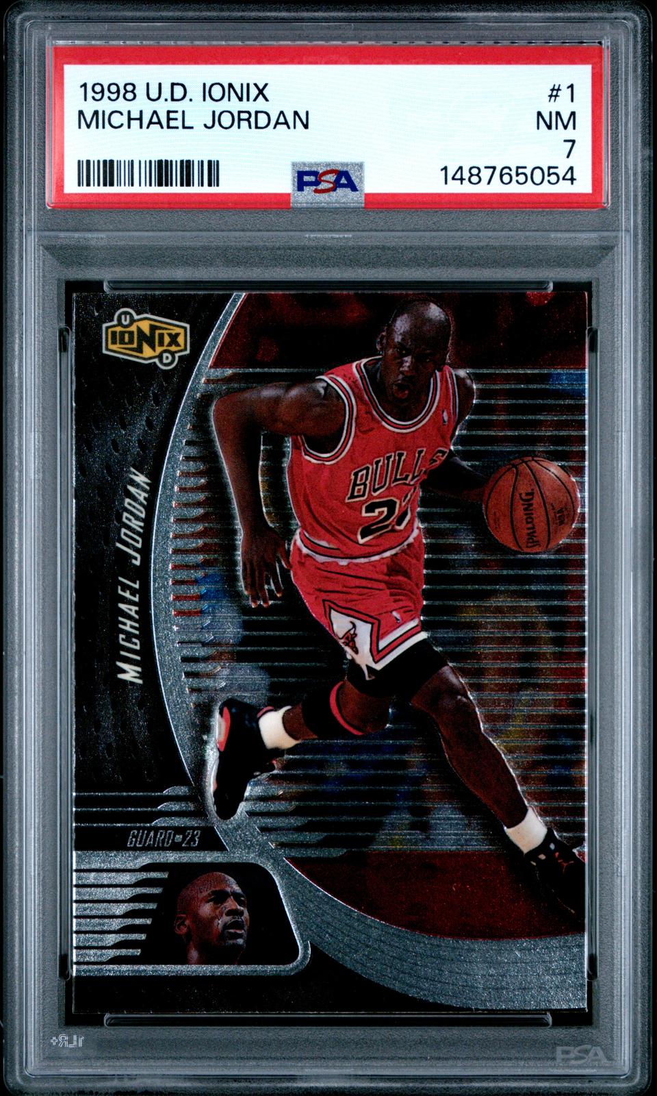 1998 Upper Deck Ionix Michael Jordan 7 PSA #1