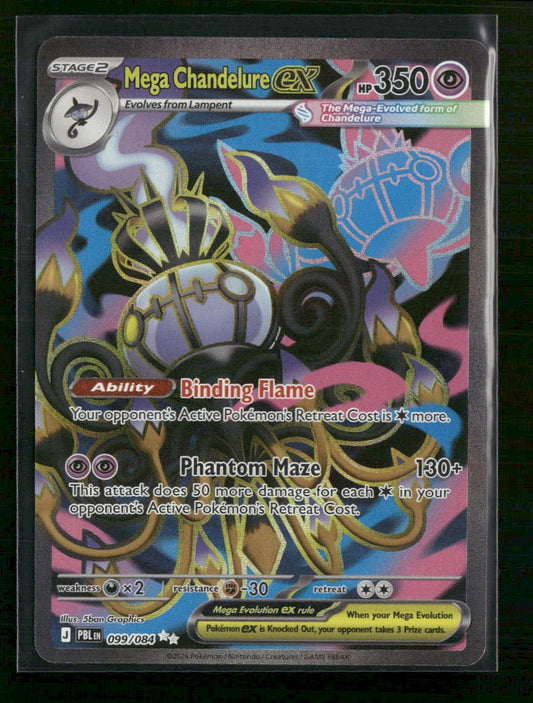 ME05: Pitch Black Mega Chandelure ex #099/084