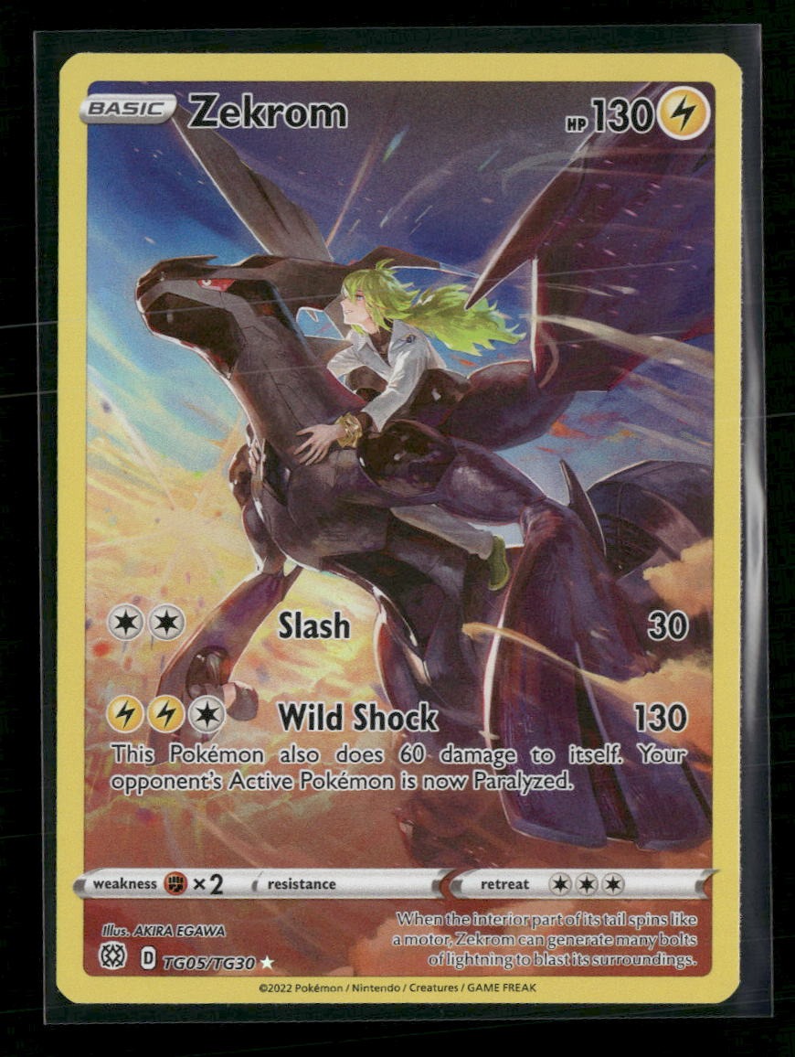 SWSH09: Brilliant Stars Trainer Gallery Zekrom #TG05/TG30