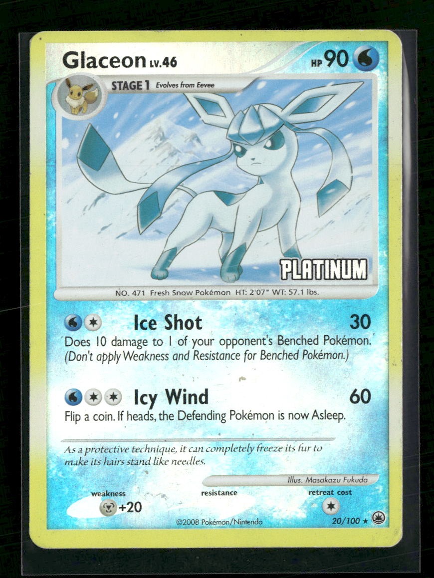 Burger King Promos Glaceon #020/100