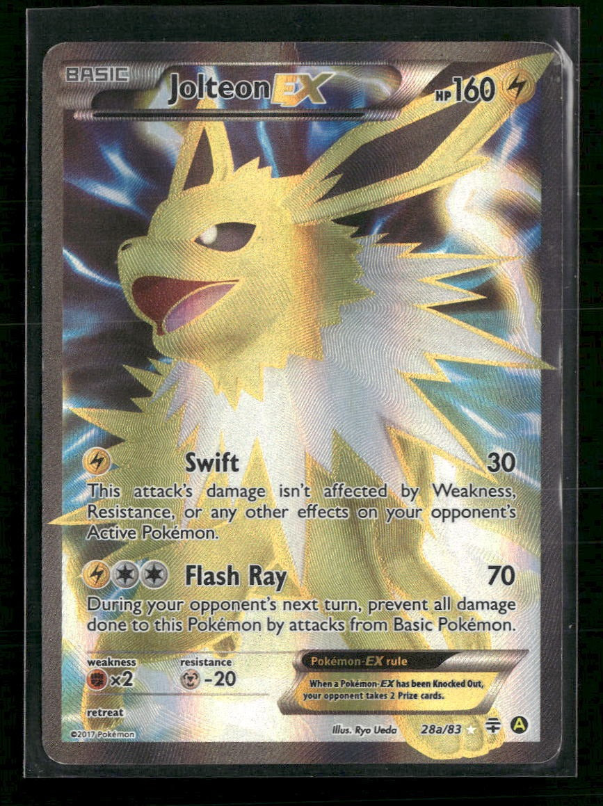 Alternate Art Promos Jolteon EX #028a/083 Damaged