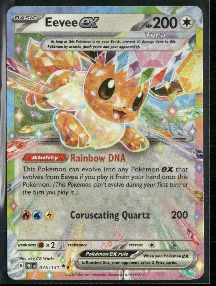 SV: Prismatic Evolutions Eevee ex #075/131