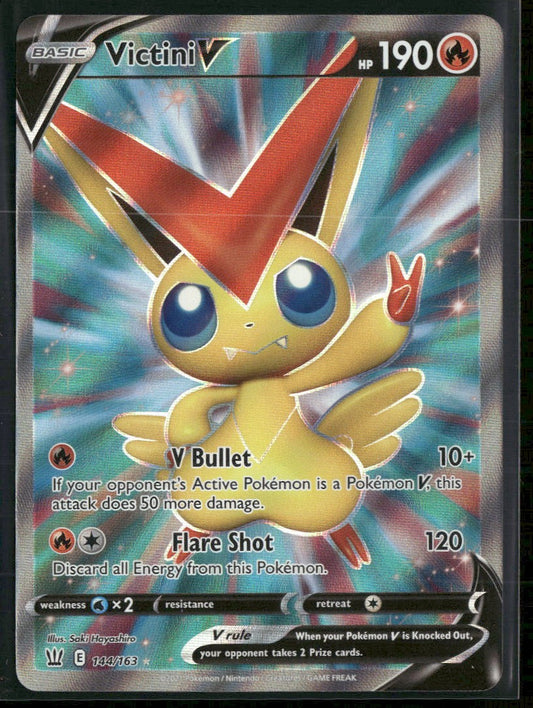 SWSH05: Battle Styles Victini V (Full Art) #144/163