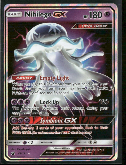 SM - Crimson Invasion Nihilego GX #49/111