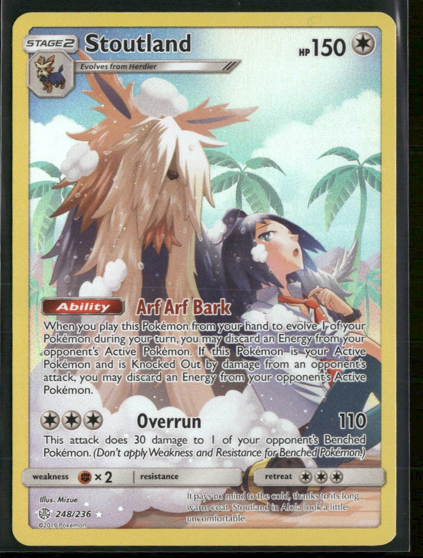 SM - Cosmic Eclipse Stoutland (Secret) #248/236