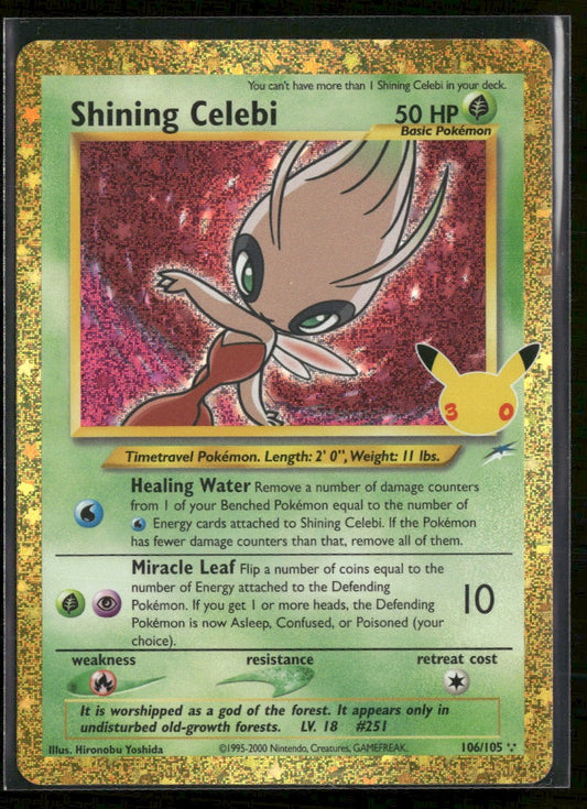 ME: 30th Celebration Classic Collection Shining Celebi #106/105