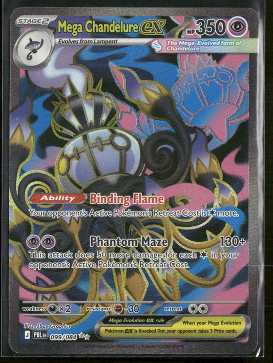 ME05: Pitch Black Mega Chandelure ex #099/084