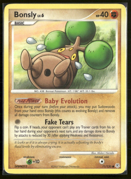 Diamond and Pearl Bonsly #71/130