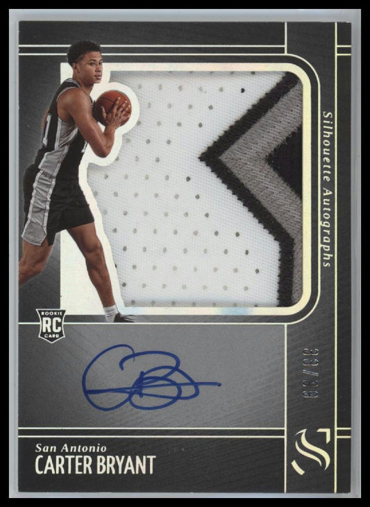 2025-26 Panini Silhouette Autographs #/99 Carter Bryant #SA-CBY