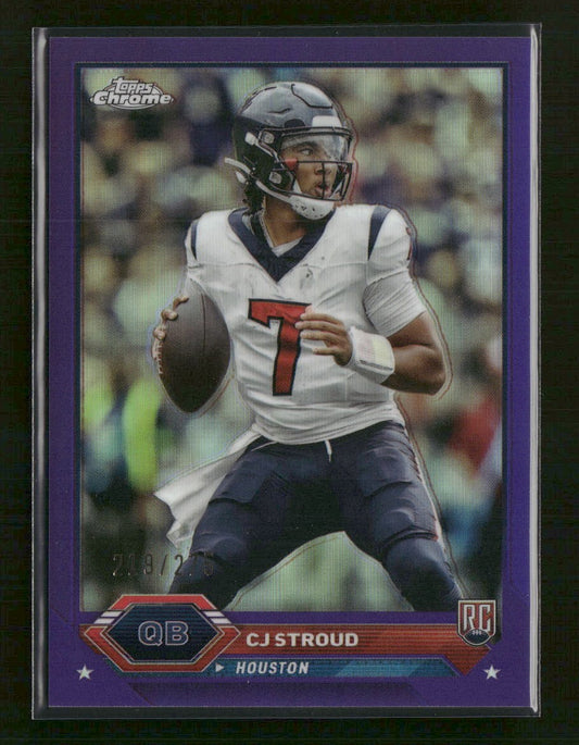 2023 Topps Composite Topps Chrome Purple Refractor CJ Stroud RC #/275 #2