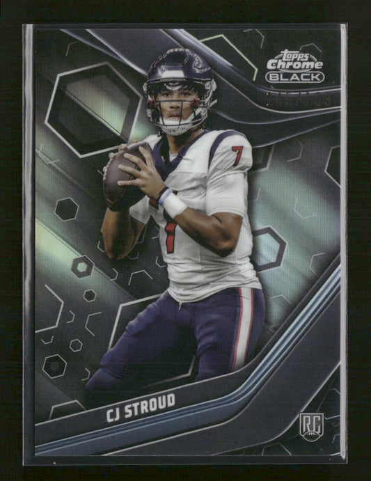 2023 Topps Composite Topps Chrome Black Black Refractor CJ Stroud RC #/199 #120