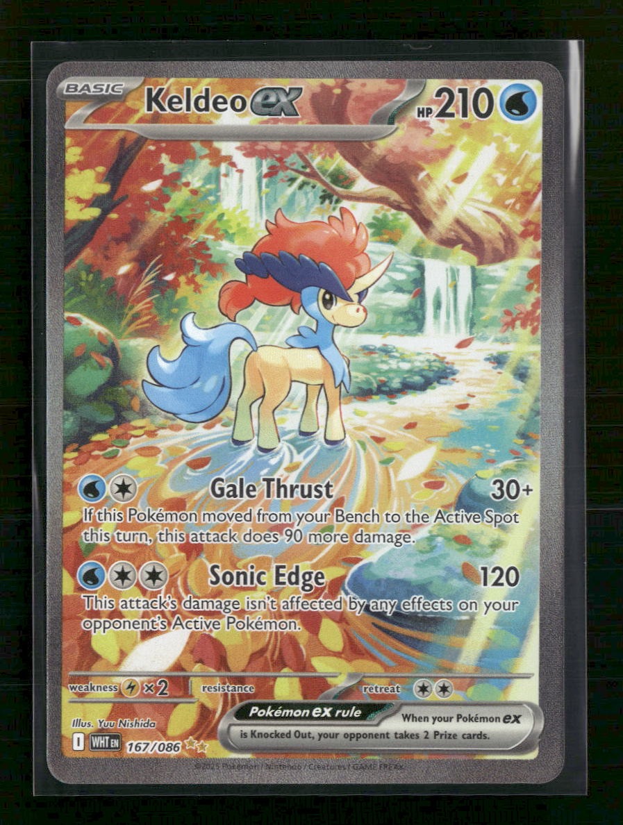 SV: White Flare Keldeo ex #167/086