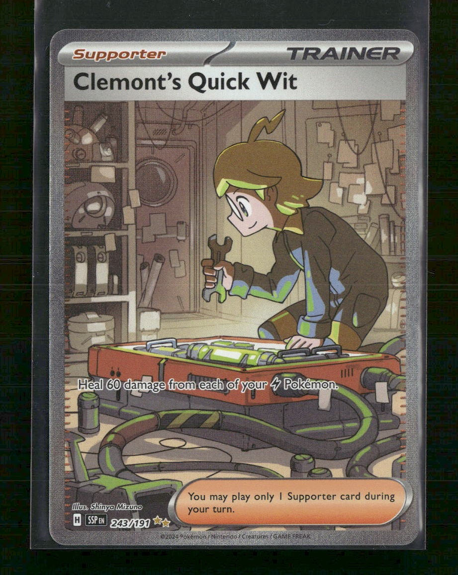 SV08: Surging Sparks Clemont's Quick Wit #243/191