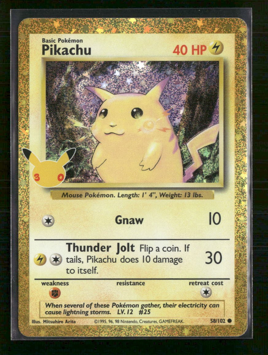 ME: 30th Celebration Classic Collection Pikachu #58/102