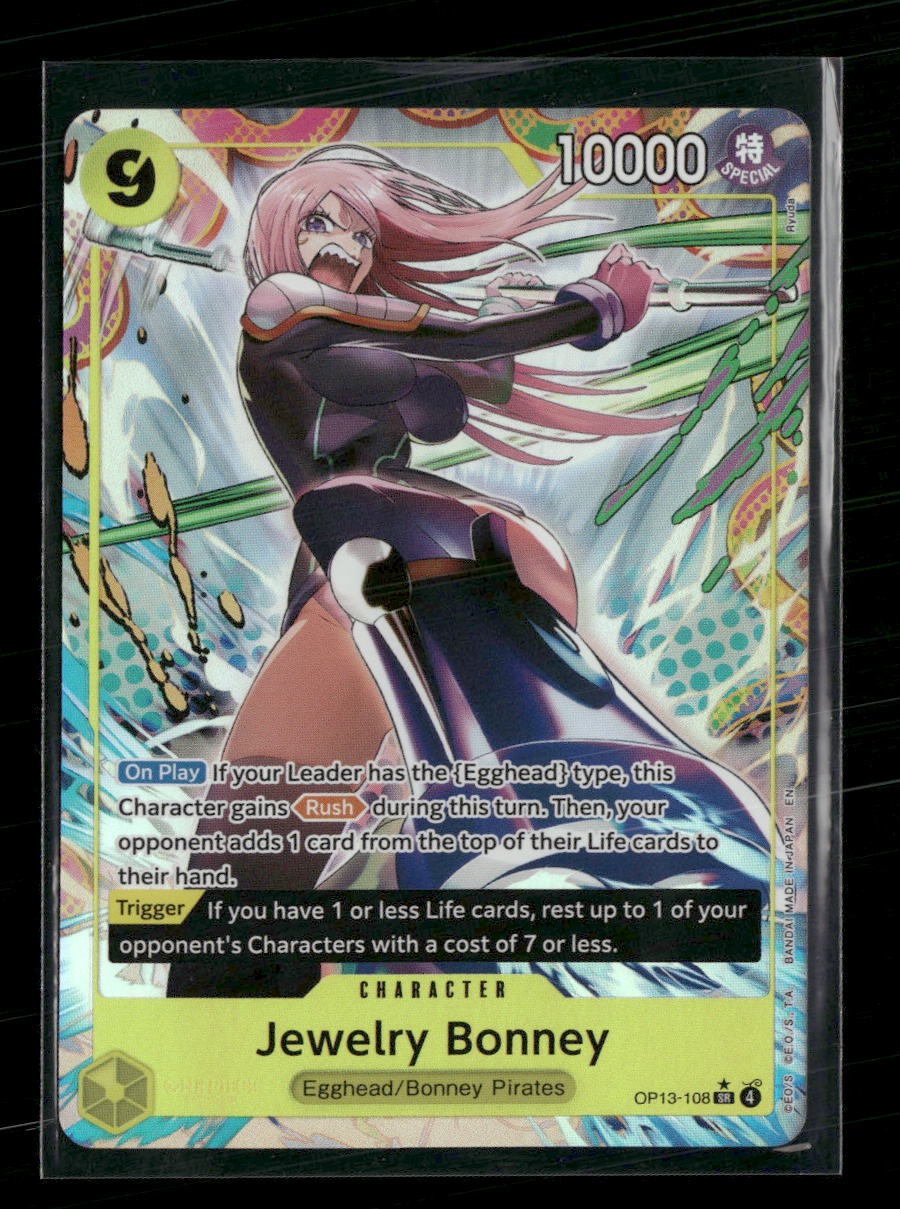 Carrying On His Will Jewelry Bonney (108) (Alternate Art) #OP13-108