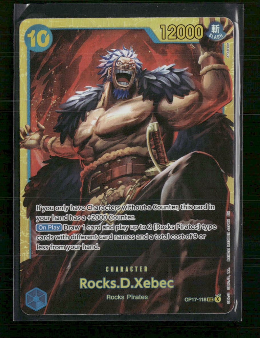 The World's Strongest Warriors Rocks.D.Xebec (118) #OP17-118