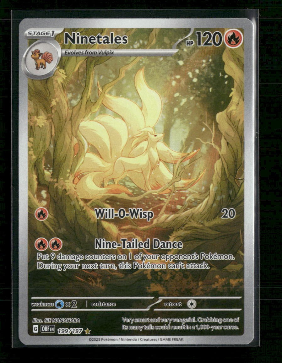 SV03: Obsidian Flames Ninetales #199/197