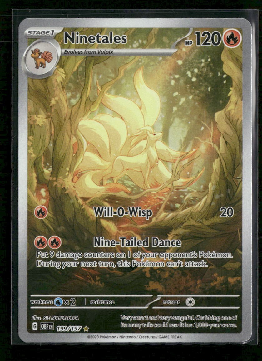 SV03: Obsidian Flames Ninetales #199/197