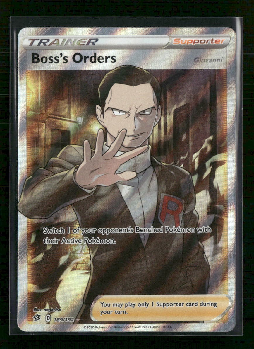 SWSH02: Rebel Clash Boss's Orders (Full Art) #189/192