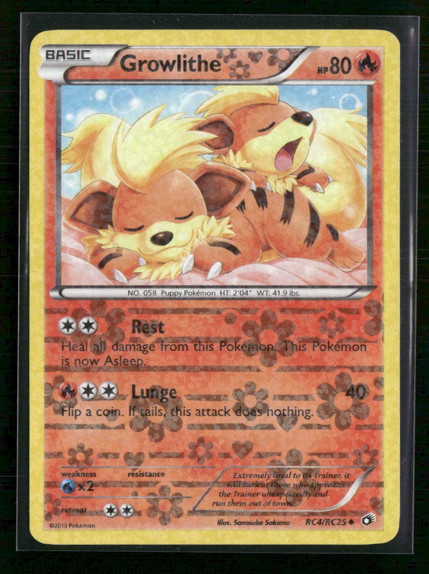 Legendary Treasures: Radiant Collection Growlithe #RC4/RC25