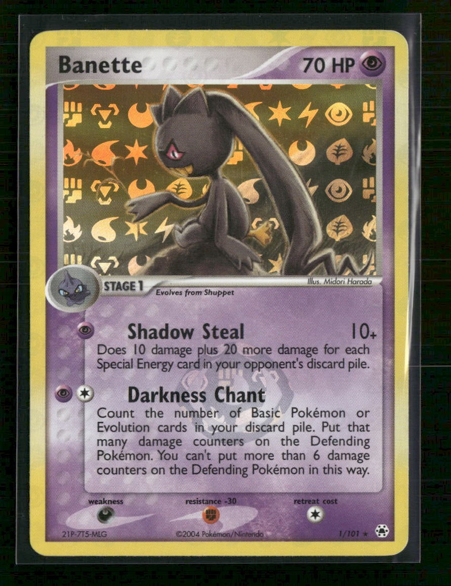 EX Hidden Legends Banette #1/101