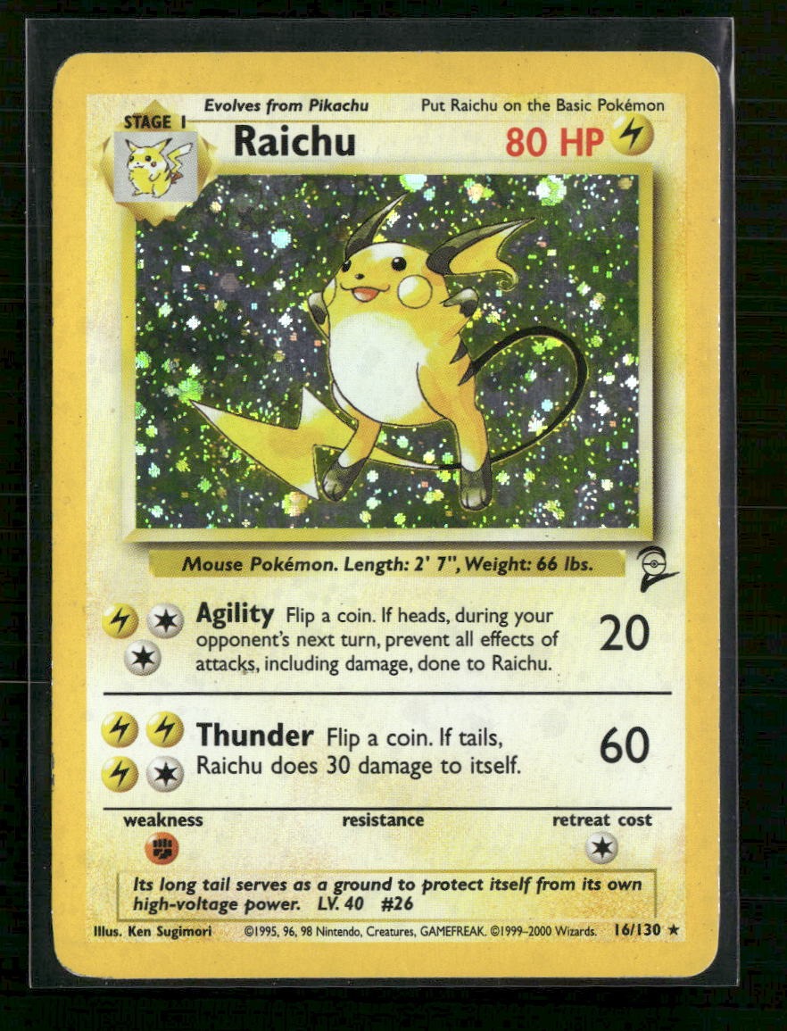 Base Set 2 Raichu #016/130