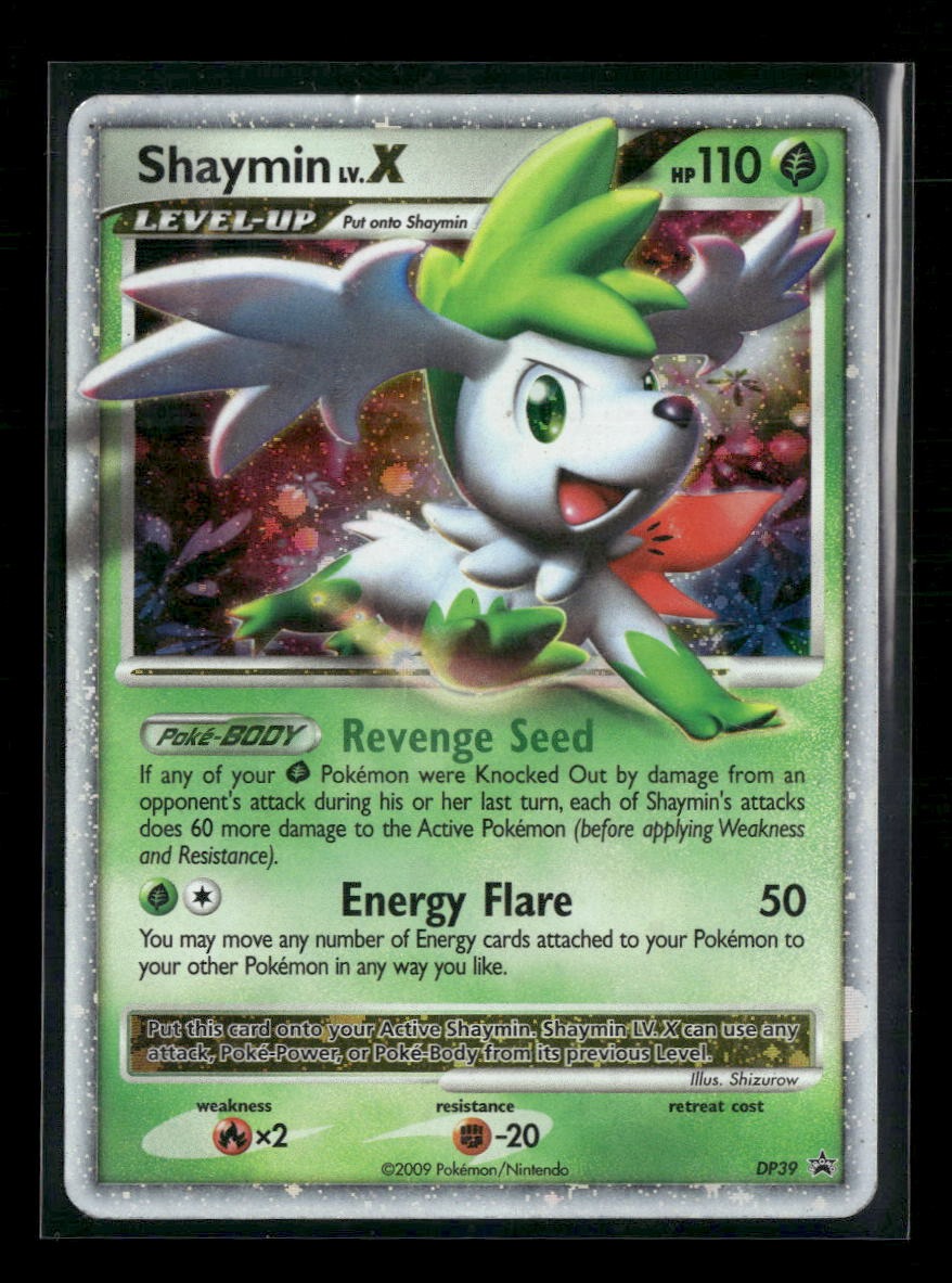 Diamond and Pearl Promos Shaymin LV.X #DP39 Damaged