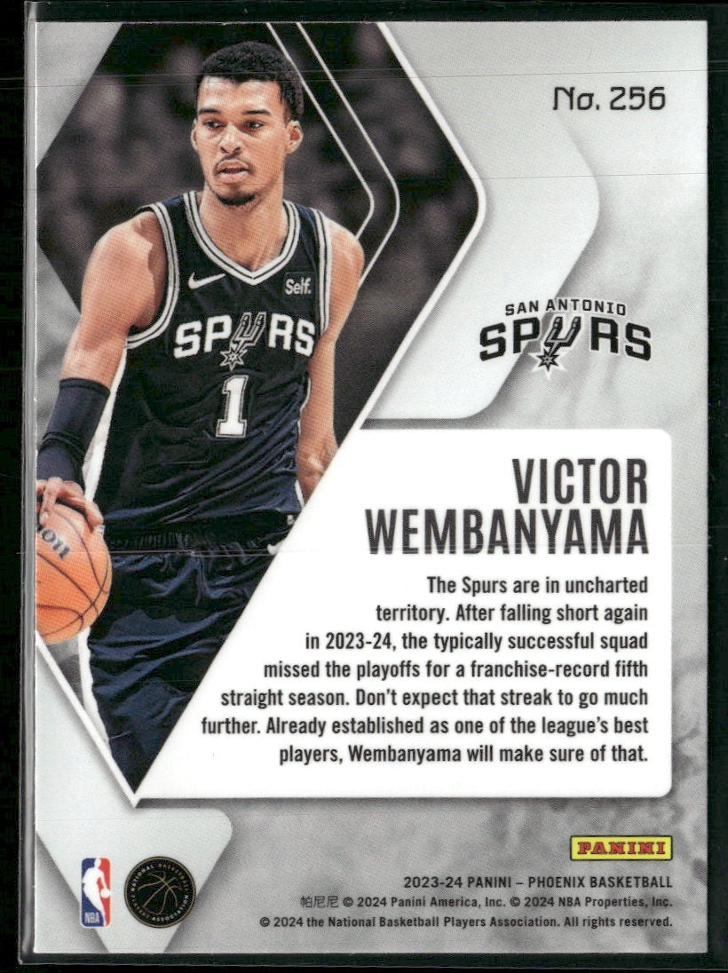 2023-24 Panini Phoenix Victor Wembanyama RC #256