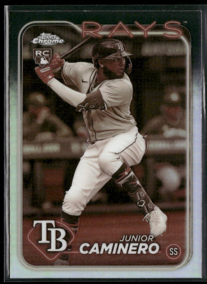 2024 Topps Chrome Sepia Refractor Junior Caminero RC #213