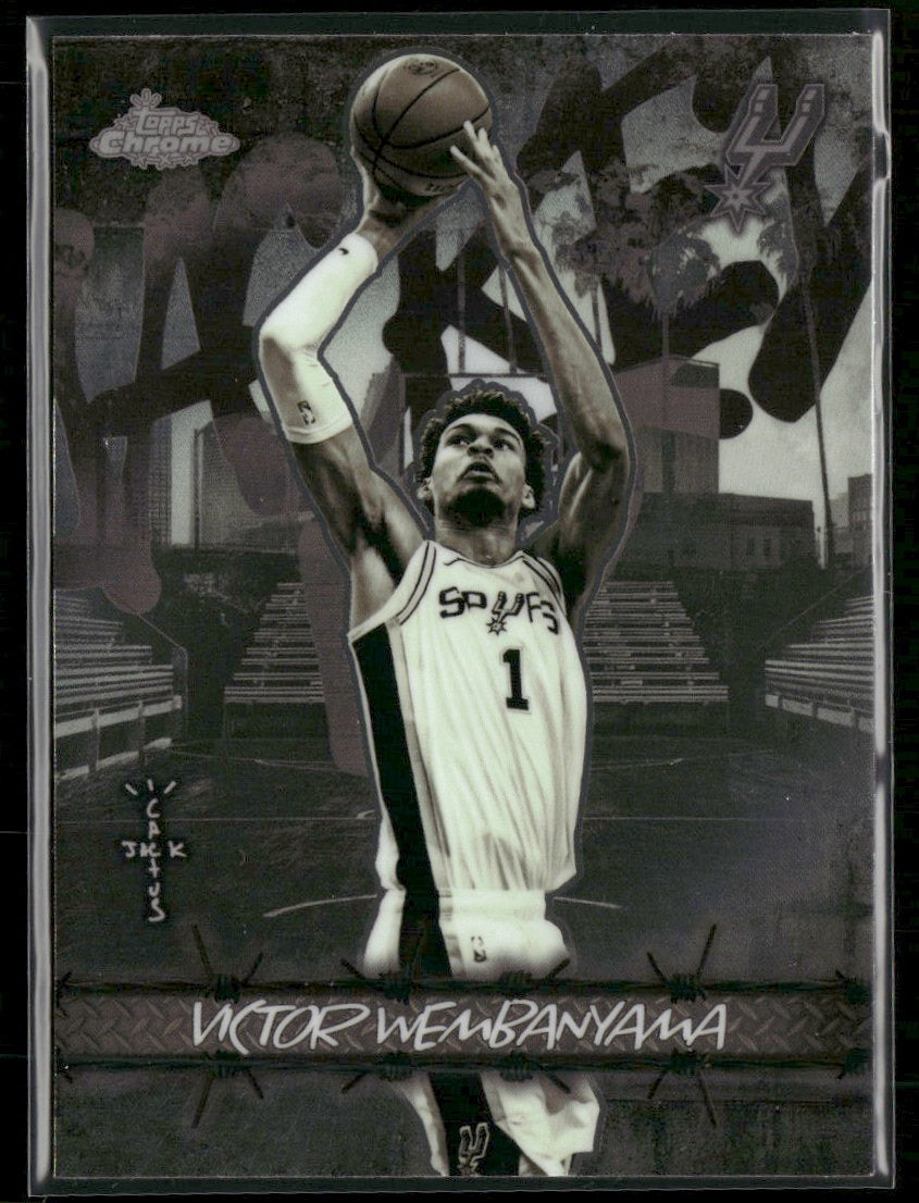 2025-26 Topps Chrome Cactus Jack Jacked Up Victor Wembanyama #JU-33
