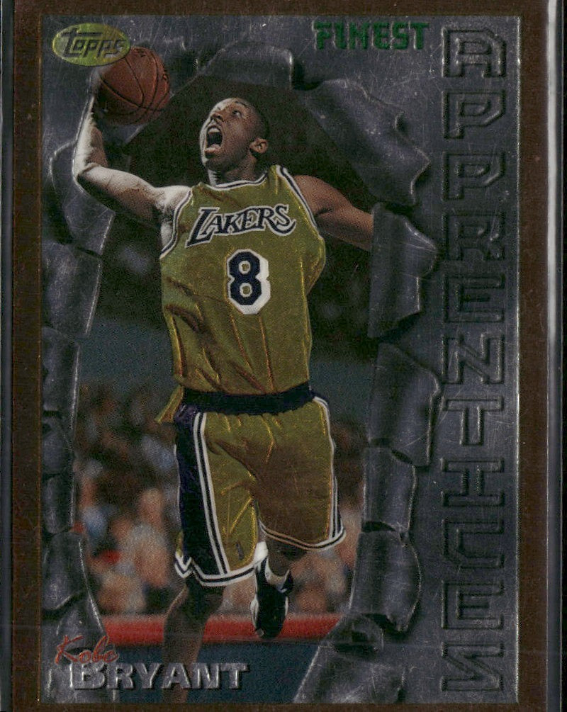 1996-97 Finest Kobe Bryant Gold Border RC #74