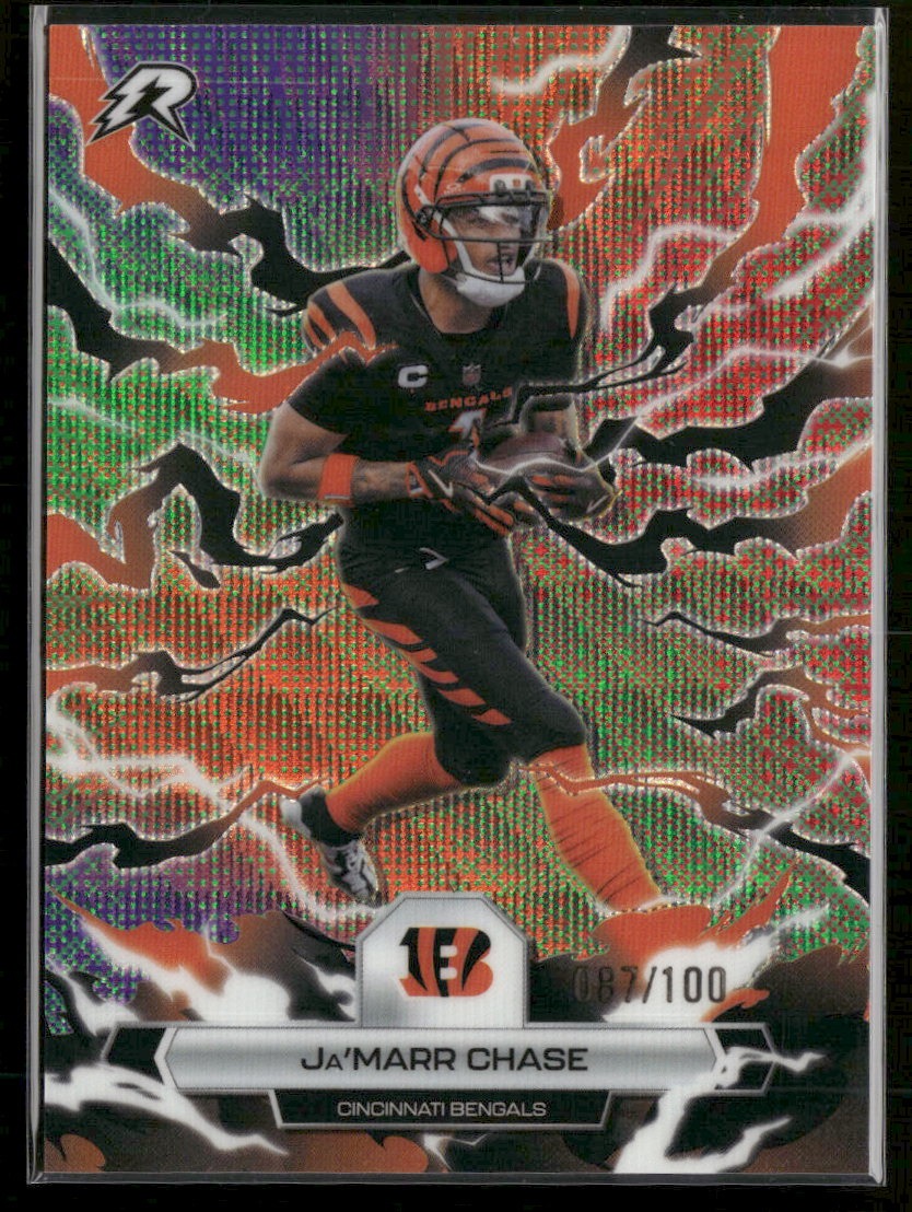 2025 Topps Resurgence Digital Surge Refractor Ja’Marr Chase #/100 #20