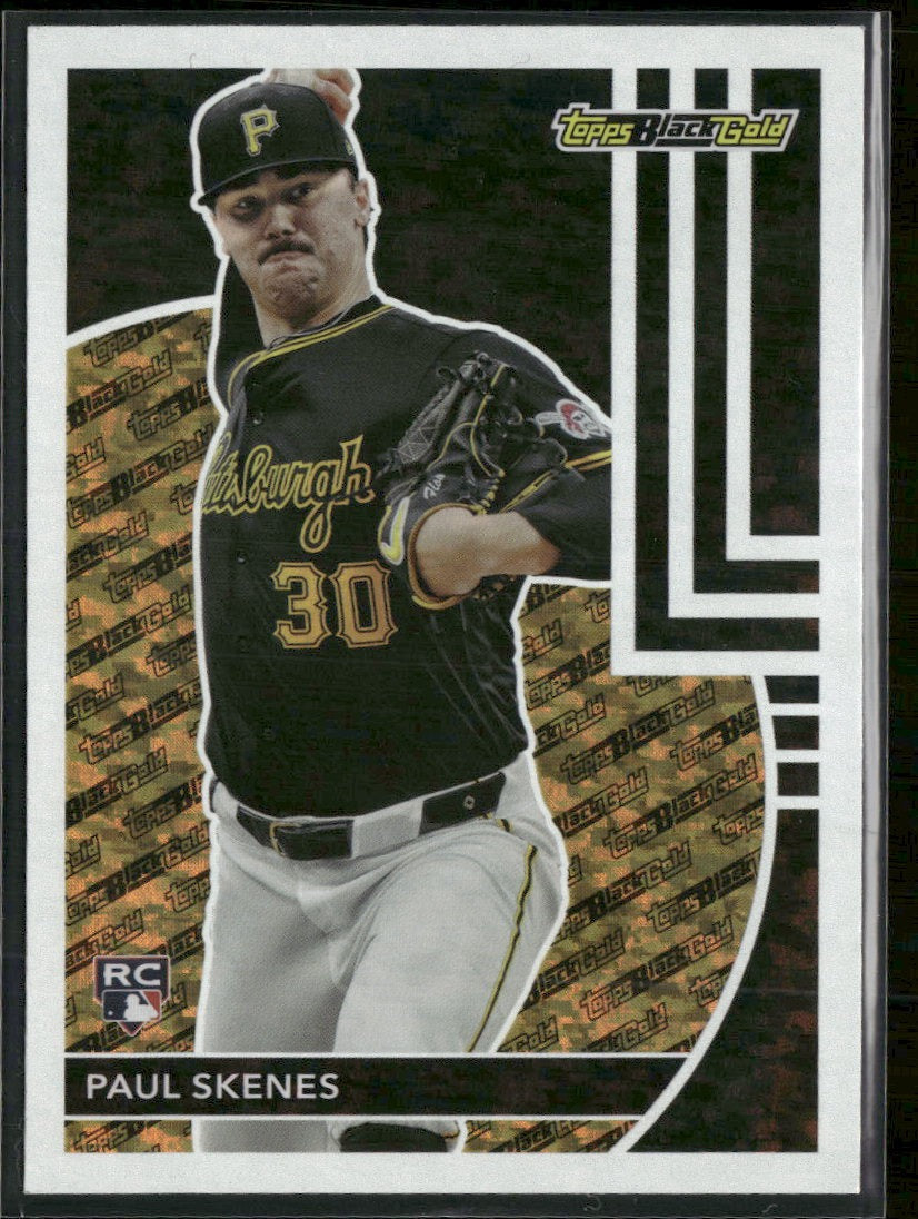 2024 Topps Update Topps Black Gold Paul Skenes #BG-17