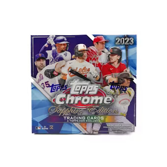 2023 Topps Chrome Sapphire Baseball Hobby Box